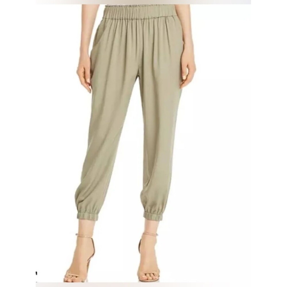 Ramy Brook Green Tencel Lightweight Simple Soft Comfy Joggers XS Extra Small
